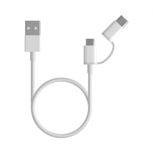 Mi 2-in-1 USB Cable (Micro USB to Type C) 100cm