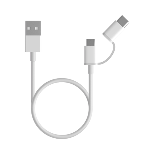 Mi 2-in-1 USB Cable (Micro USB to Type C) 30cm